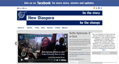Desktop Screenshot of newdiaspora.com
