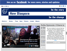 Tablet Screenshot of newdiaspora.com